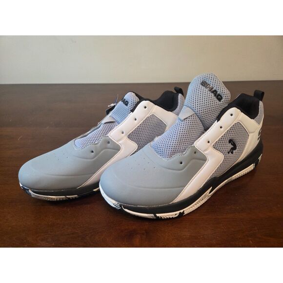 Share Shaq Mens Shoes Size US 10.5 Scion White NEW Grey White Shoes Sneakers - Picture 2 of 7